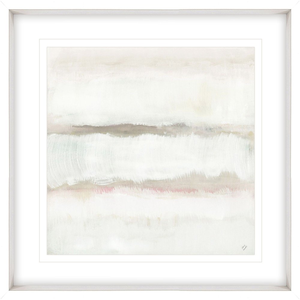 Restful Landscape I White Framed Wall Art
